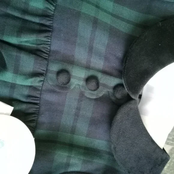 EDGEHILL COLLECTION Plaid Green/Navy Holiday Dress 12 Months NWT - Picture 4 of 4